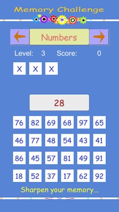 Memory Challenge 2020 - Screenshot 3