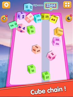 Chain Cube: 2048 merge Game - Screenshot 2