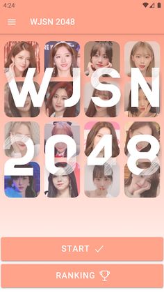WJSN(우주소녀) 2048 Game - Screenshot 1