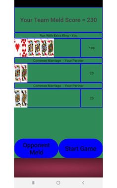 Pinochle Card Game - Screenshot 4