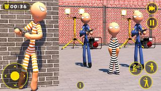 Stickman Prison Escape 3D - Screenshot 1