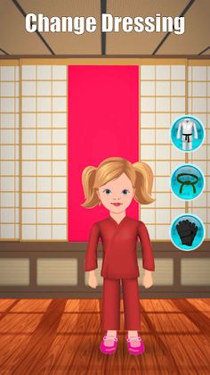 Karate Girls Training School - Screenshot 1