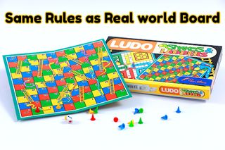Snakes and ladders game Easy - Screenshot 1