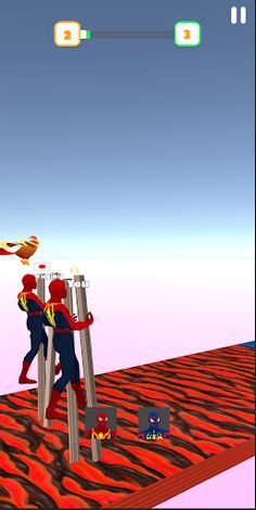 Superhero Transform Race 3D - Screenshot 1