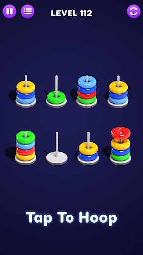 Color Ring Sorting Puzzle - Screenshot 2