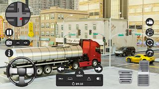Oil Truck Driving Games - Screenshot 1