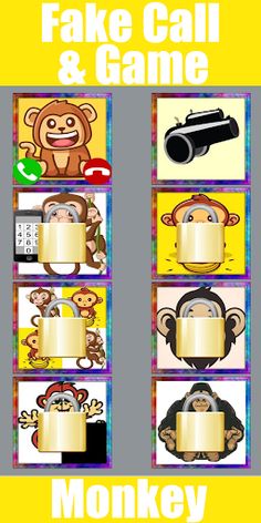 Fake Call Monkey Game - Screenshot 4
