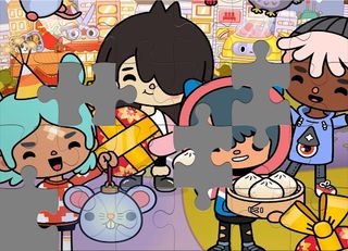 Boca Toca jigsaw puzzle Game - Screenshot 1