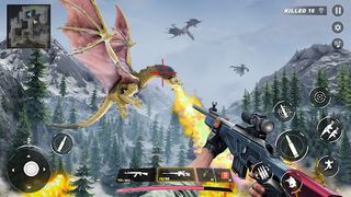 Sniper 3D Dragon Hunt Game - Screenshot 3
