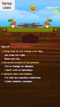 Verb Challenge Spanish - Screenshot 3