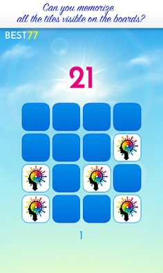 Brain game : Memory training f - Screenshot 2