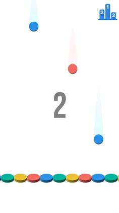 Falling dots - Screenshot 1