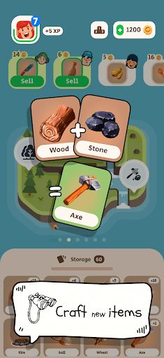 Alchemy Craftsman Loot & Merge - Screenshot 1