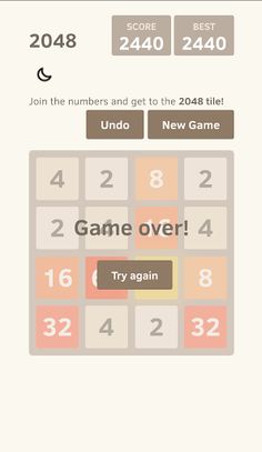 2048 Game- Simple and easy to - Screenshot 4