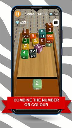 4096 3D Merge Game - Screenshot 2