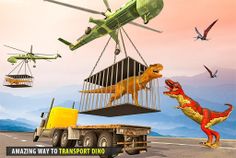 Wild Dino Truck Transport Game - Screenshot 4