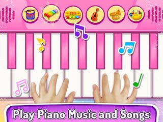 Real Pink Piano For Girls - Screenshot 2