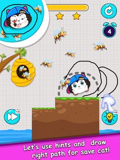 Cat Rescue: Draw To Save - Screenshot 2