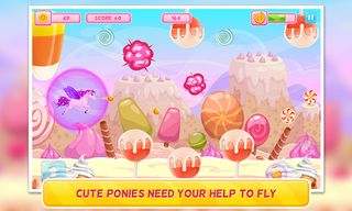 Pony in Candy World - Adventur - Screenshot 1