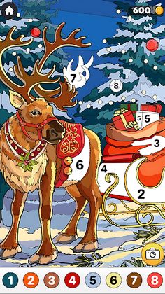 Christmas Color By Number - Screenshot 2