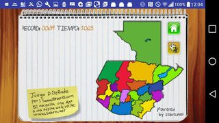Juego Mapa de Guatemala - Screenshot 2