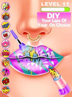 Lip Art : Lipstick Salon Games - Screenshot 4