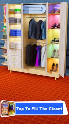 Fill The Closet Organizer Game - Screenshot 2