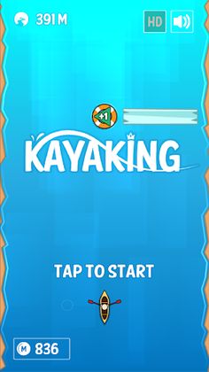 KayaKING: Paddle your kayak to - Screenshot 1