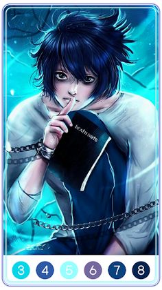 Death Note Paint by Number - Screenshot 1