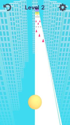 Math Run Ball 3D-sky 2048 race - Screenshot 3