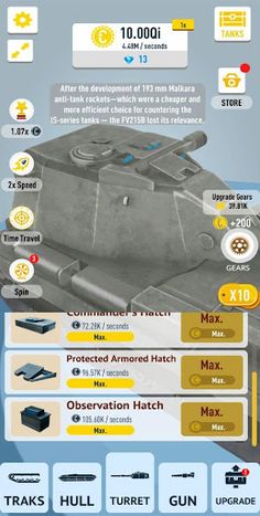 Idle Tanks 3D Model Builder - Screenshot 1