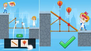 Love Rescue: Bridge Puzzle - Screenshot 1