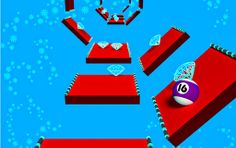 Jumping Twist ball Neon Tiles - Screenshot 3
