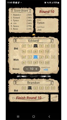 Skull King Score Calculator - Screenshot 2
