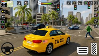 US Taxi Game 2023- Taxi Driver - Screenshot 1