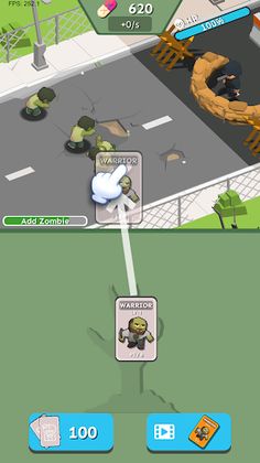 Merge Zombie Siege - Screenshot 1