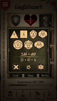 Character Sheet - Screenshot 3