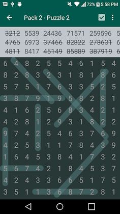 Number Search Puzzles - Screenshot 2
