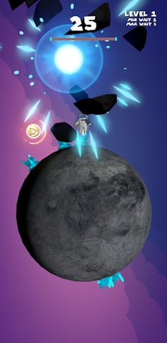 Planet Asteroid Bullet Guard - Screenshot 1