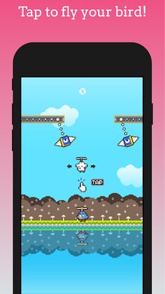 Heli Bird : Pixel Climb - Screenshot 2