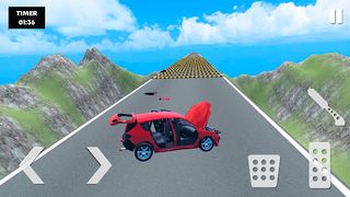 Car VS Speed Bump Car Crash - Screenshot 1