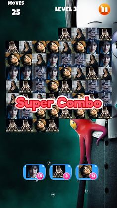 Wednesday Addams: Match 3 Game - Screenshot 4