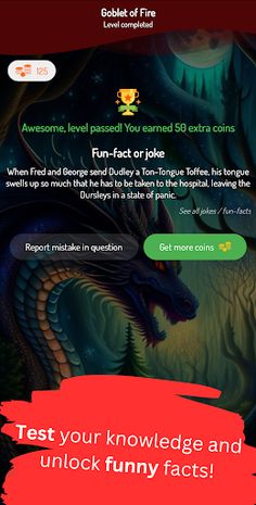 Harry Quiz: Test for HP fans - Screenshot 1