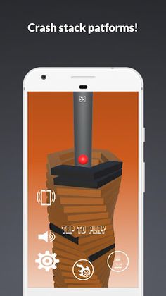 Helix Tower Stack Crash Ball - Screenshot 1