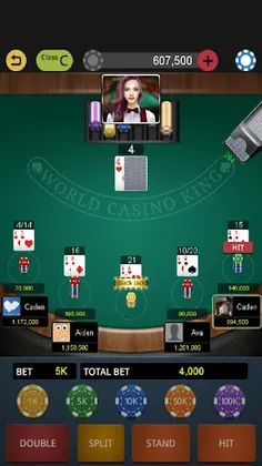 World Blackjack King - Screenshot 1