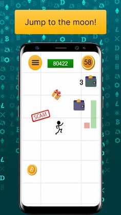 Stickman vs Crypto: jump game - Screenshot 1