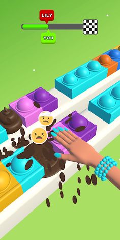 Pop It Colored Nails - Screenshot 3