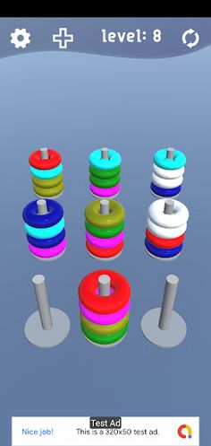 3D Colors Sort - Screenshot 4