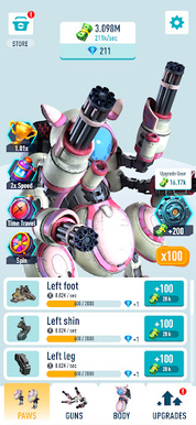 Idle Mecha robots — War arena - Screenshot 5