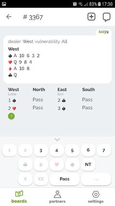 bid72 – better bridge bidding - Screenshot 3